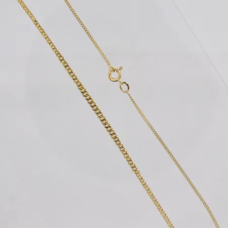 Collier doserad manglad Pansar, 47cm, bredd 1,3-2,8mm, 18K Vikt: 5,2 g