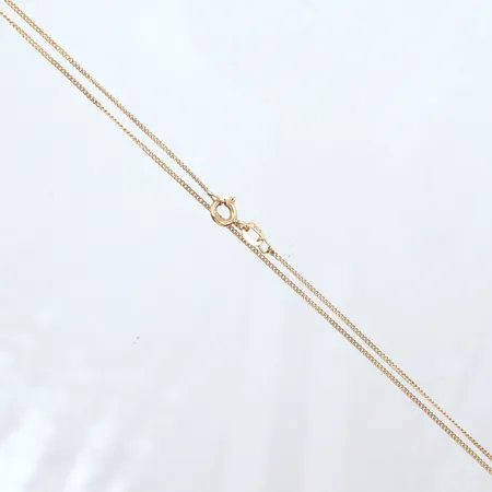 Kedja Pansar, längd 40cm, defekt lås, 18K  Vikt: 1,5 g