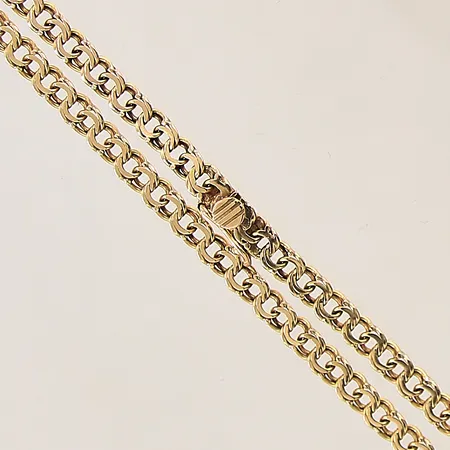 Collier Bismarck, längd: 43cm, bredd: 3,5mm, 18K  Vikt: 10,5 g