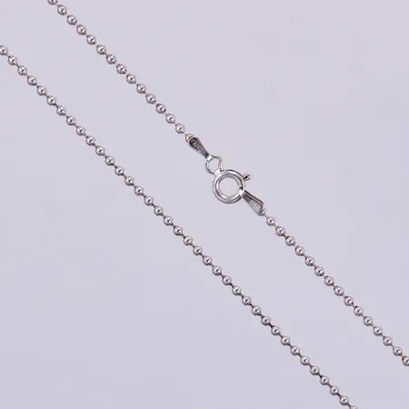 Halskedja Kullänk, längd ca 70cm, bredd ca 1mm, GHA, silver 925/1000  Vikt: 6,3 g