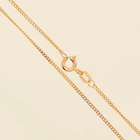 Kedja Pansar, längd 52cm, bredd 1,1mm, GHA, 18K  Vikt: 2,9 g