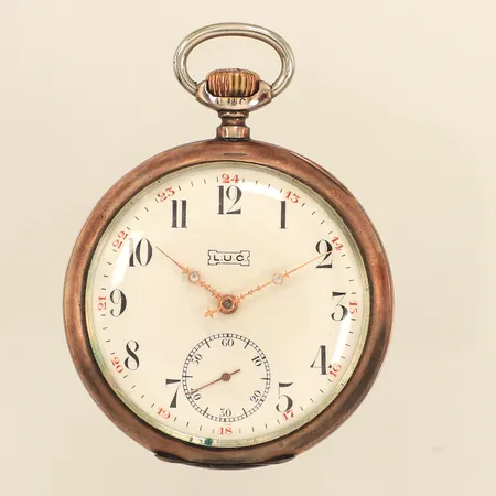 Fickur L.U.C, Ø 52cm, liten sekundvisare, en boett i metall,  800/1000 silver bruttovikt: 82,9g Vikt: 82,9 g