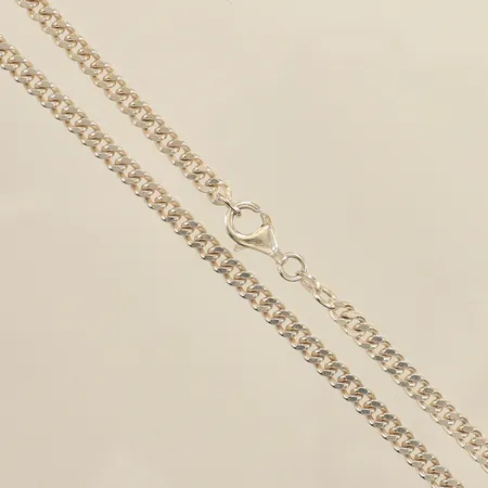 Kedja Pansar, längd 45cm, bredd 4,3mm, GHA, 925/1000 silver Vikt: 21,3 g