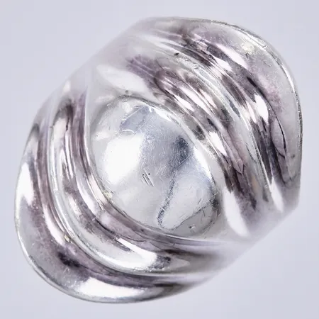 Ring, stl: ca 18, bredd: ca 7,5-29mm, 925/1000 silver  Vikt: 14,9 g