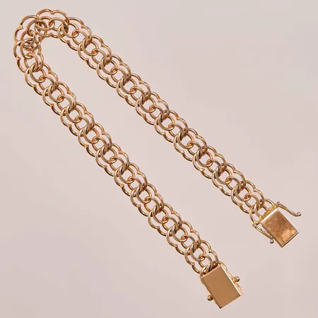 Armband Bismarck, 18,5cm, bredd:7mm, 14K 13,2g.