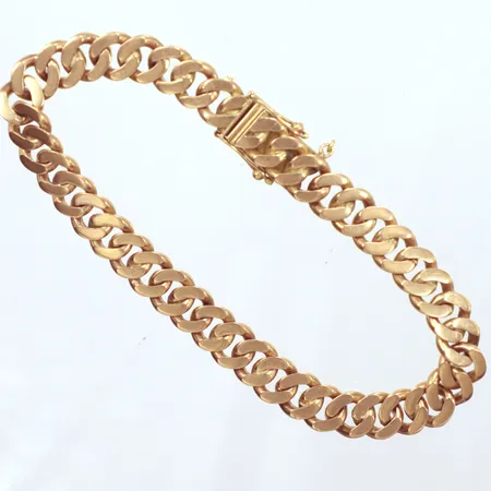 Armband Pansar, längd 19cm, bredd 7,7mm, Petterssons Eftr Juvelerar Ab Joh, år 1947, saknar säkerhetskedja, 18K. Vikt: 29,2 g
