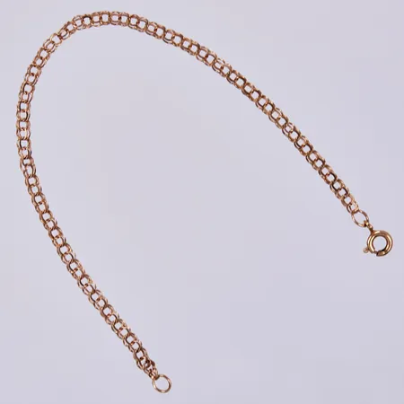 Armband Bismarck, längd ca 18cm, bredd ca 3mm, 18K  Vikt: 2 g