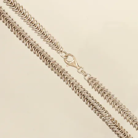 Kedja, längd 52,5cm, bredd 8,5mm, 925/1000 silver Vikt: 83,4 g