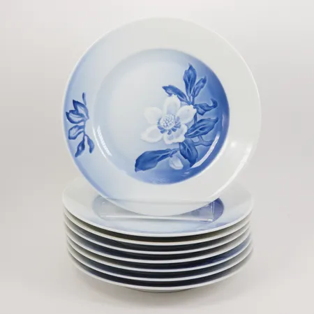 Tallrikar/ assietter 8st, Ø ca 17cm, Julros, Bing & Gröndal, Danmark Skickas med postpaket.