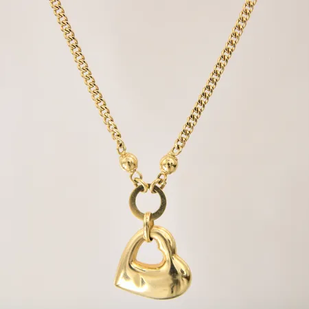 Collier Pansar med integrerat hänge, längd: 45cm, bredd: 2,8-21,2mm, buckla på hänge, GHA, 18K  Vikt: 10,5 g