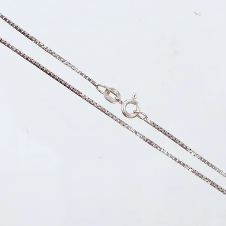 Kedja 42cm Venezia, bredd: 1,2mm, vitguld, Balestra, 18K Vikt: 3,5 g