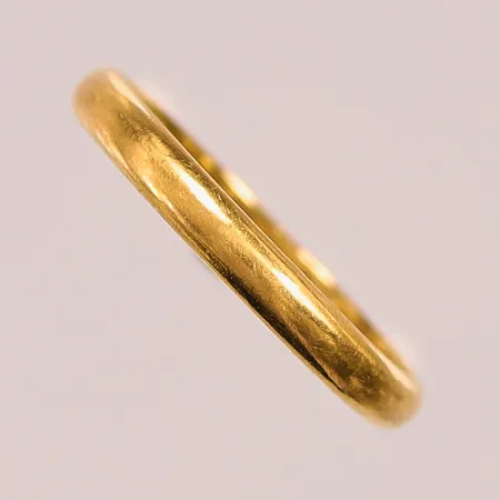 Ring, Ø19, gravyr, 23K 3,5g.