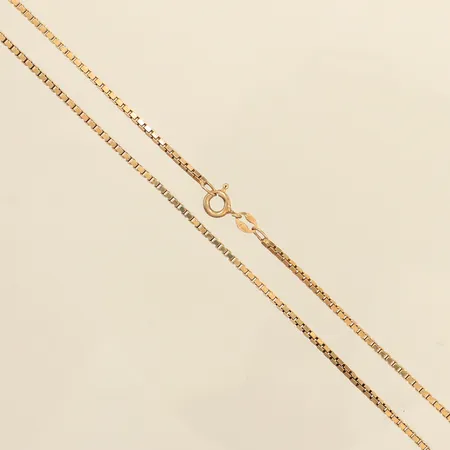 Kedja Venezia, längd 70,5cm, bredd 1,9mm, förgylld, 925/1000 silver  Vikt: 11,4 g
