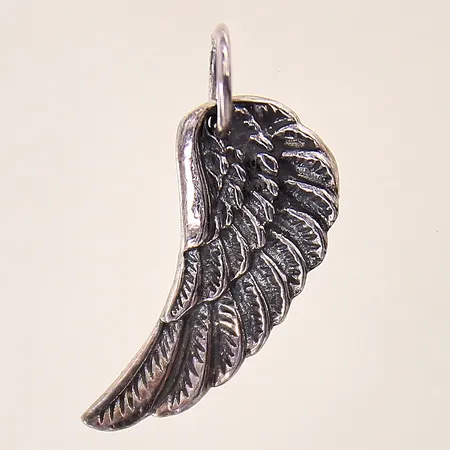 Hänge Änglavinge, längd: 25mm, bredd: 0,8-8,8mm, silver 925/1000 Vikt: 1,6 g