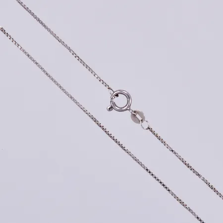 Kedja Venezia, längd: ca 37 cm, bredd: ca 1 mm, 835/1000 silver Vikt: 1,5 g