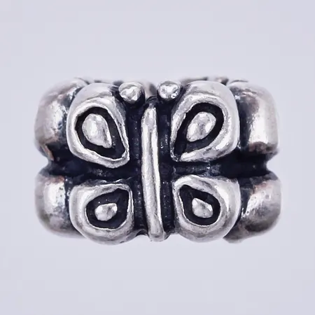Berlock Pandora, Ø9mm, bredd: ca 6mm, silver 925/1000 Vikt: 3,2 g