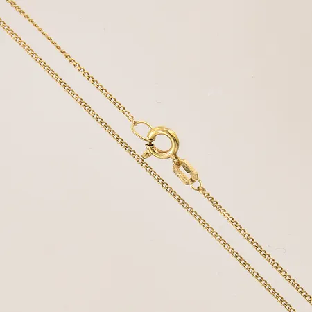 Kedja Pansar, längd: 38,5cm, bredd: 0,9mm, 18K  Vikt: 1,4 g