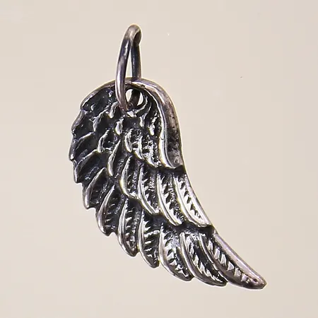 Hänge Änglavinge, längd: 18mm, bredd: 0,5-6,5mm, silver 925/1000 Vikt: 0,7 g