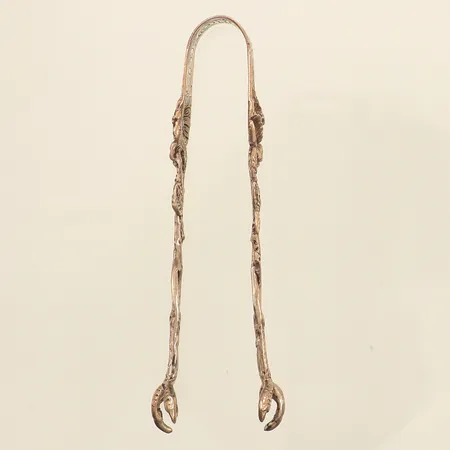Sockertång, längd 9cm, modell rosen, 830/1000 silver  Vikt: 17,3 g