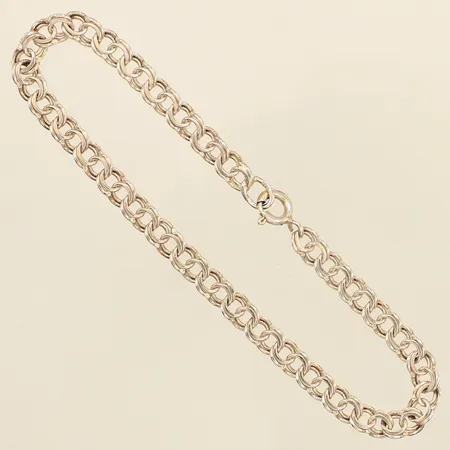 Armband Bismarck, längd 18,5cm, bredd 4,5mm, GHA, 925/1000 silver  Vikt: 4,6 g