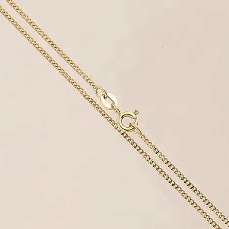 Kedja Pansar, längd: 40cm, bredd: 1,3mm, Balestra, 18K  Vikt: 3 g