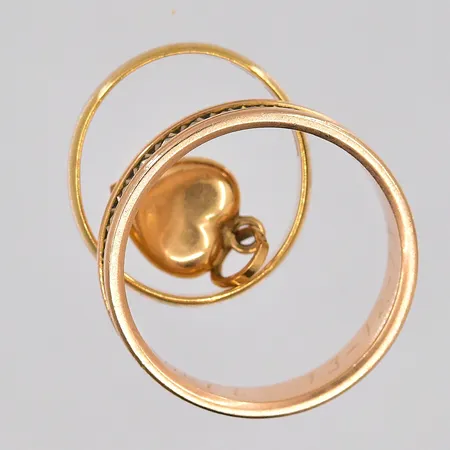 Diverse guld, defekter, gravyrer, 18K Vikt: 8 g