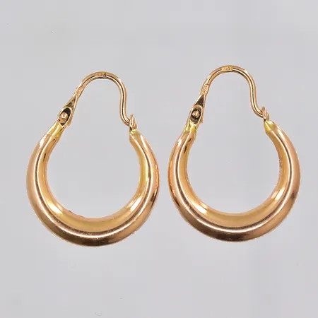 Ett par örhängen, Ø 16mm, 18K Vikt: 1,8 g