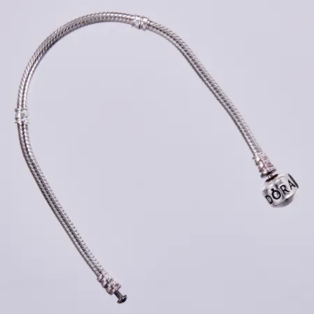 Armband Pandora, längd: ca 17cm, bredd: ca 2mm, silver 925/1000 Vikt: 13,3 g