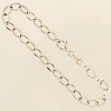 Armband, längd 18cm, bredd 5mm, 925/1000 silver  Vikt: 4,8 g