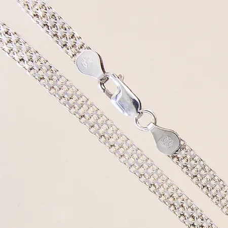 Collier X-länk, längd: 42cm, bredd: 5,6mm, silver 925/1000 Vikt: 10,3 g