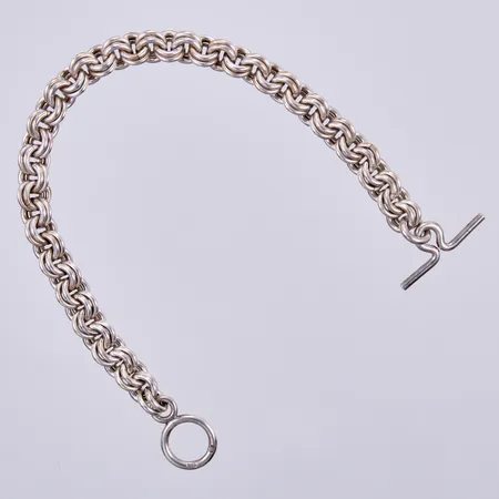 Armband längd ca 18,5cm, bredd ca 6mm, 925/1000 silver Vikt: 23,4 g