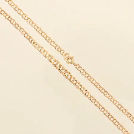 Collier doserad Bismarck, längd 41cm, bredd 2,9-4,4mm, 18K  Vikt: 5,3 g