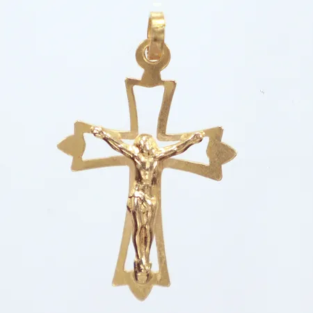 Hänge kors, längd 30,2mm, bredd 18,3mm, 18K  Vikt: 1,2 g
