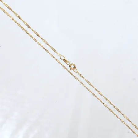 Kedja Cordell, längd 44cm, bredd 1,4mm, 18K  Vikt: 2,5 g