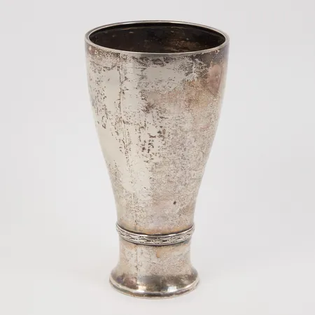 Bägare, höjd 13cm, Ø7,1cm, repor, GAB år 1915, silver,  Vikt: 100,7 g