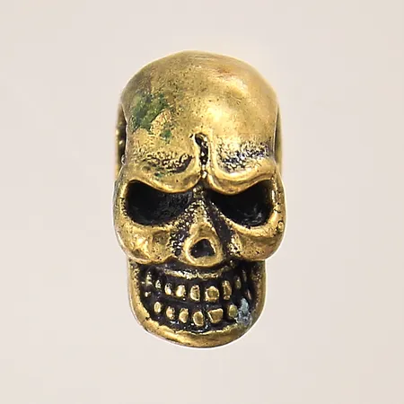 Hänge dödskalle, 13x7mm, förgylld silver 925/1000 Vikt: 2,9 g