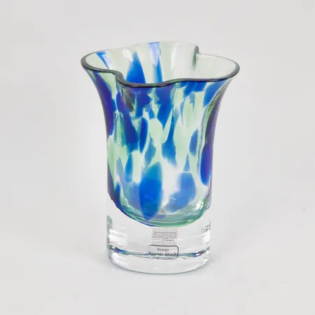 Vas, höjd 11cm, design Renate Stock, Sea glasbruk