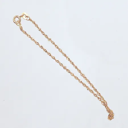 Armband cordell, längd 18cm, bredd1,9mm, 18K  Vikt: 1,3 g