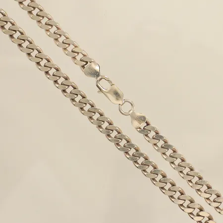 Kedja Pansar, längd 46cm, bredd 7,1mm, 925/1000 silver  Vikt: 51 g