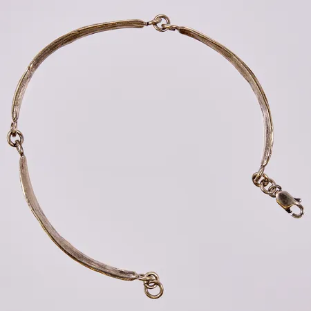 Armband längd ca 16,5cm, bredd ca 4-6mm, 925/1000 silver Vikt: 9 g