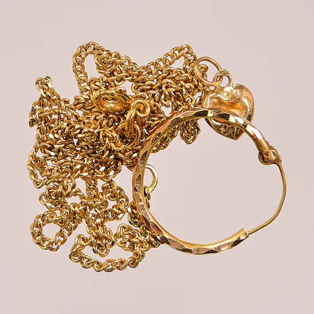 Diverse guld, defekt/udda, 18K 6,6g.