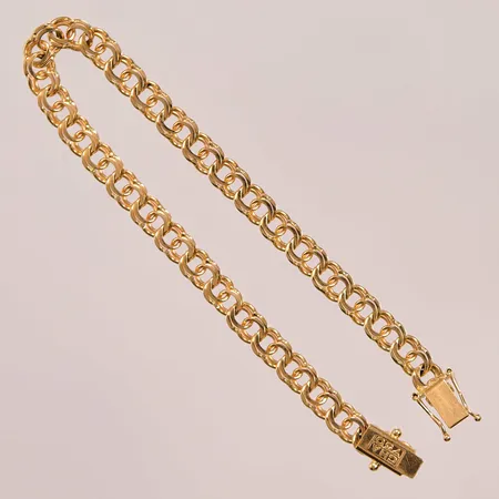 Armband Bismarck, 19cm, bredd:5mm, 18K 10g.