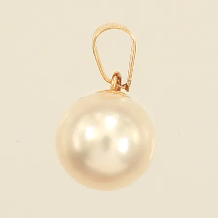 Hänge pärla, Ø8,3mm, 18K  Vikt: 0,9 g