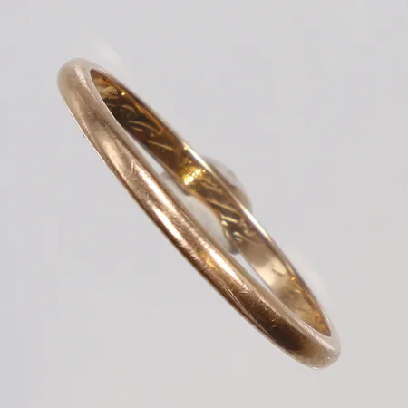 Ring, slät gravyr 18K Vikt: 2,2 g