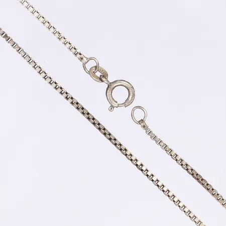 Halskedja Venezia, 40cm, bredd 1,5mm, bruksslitage, silver 925/1000 Vikt: 4,5 g