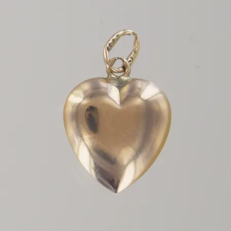 Hänge hjärta, längd 1,7 cm bredd 1 cm, 18K Vikt: 0,6 g