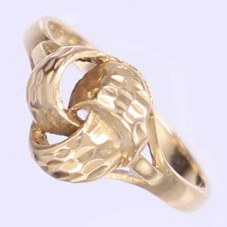 Ring, stl 17¼, bredd 2-10mm, 18K Vikt: 2,3 g