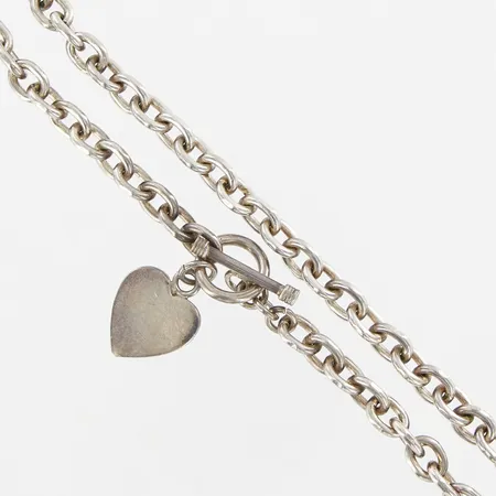 Kedja ankar med berlock, 41cm, bredd 7mm, silver Vikt: 54,2 g