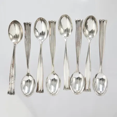 Teskedar, längd ca 12cm, Mema, 830/1000 silver Vikt: 151,4 g