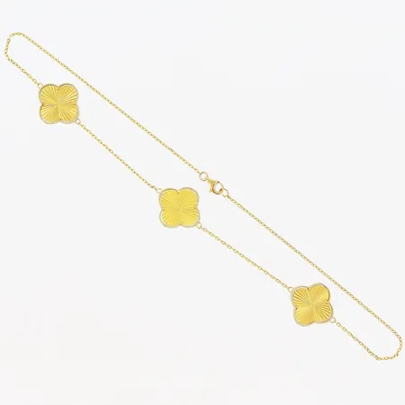 Collier, 37,5cm, bredd 1-17mm, OBS! Ej märkesdesign. 21K.  Vikt: 11,5 g